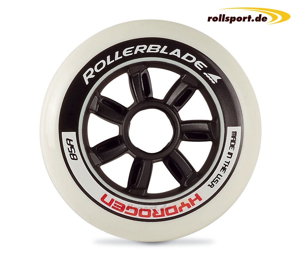 Rollerblade Hydrogen Spectre 80mm/85A – 4er-Satz Rollen, Solid Core, Made In USA – Für Speed & Grip Beim Skating Rollerblade Hydrogen Spectre 80mm/85A – 4er-Satz Rollen, Solid Core, Made In USA – Für Speed & Grip Beim Skating