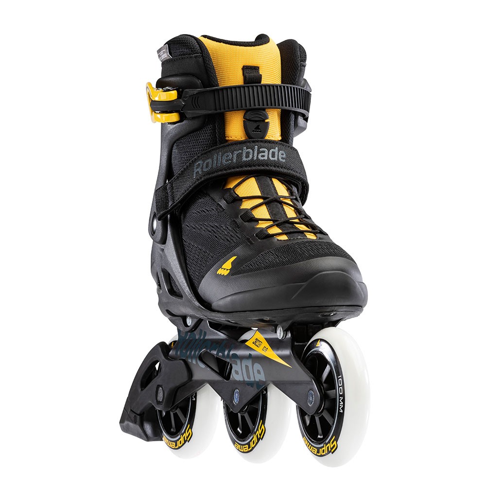 Rollerblade Macroblade 100 3WD 2021 schwarz/safrangelb