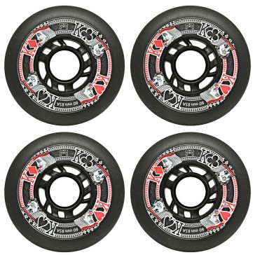 Die Abbildung zeigt Ihnen die Seba FR Street Kings Rollen in 80mm.