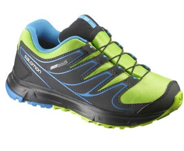 Salomon Jumpi CS Wasserdicht Junior Kinderschuhe Grün Schwarz