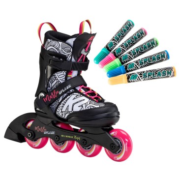 K2 Marlee Splash bemalbare Kinder Inline Skates