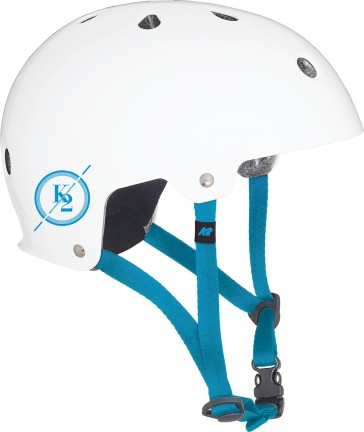 K2 Varsity Helm matt weiß/blau