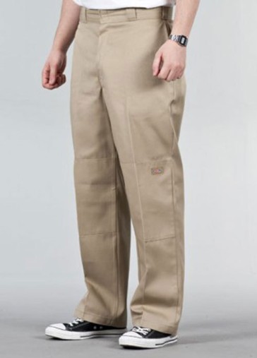 Dickies Double Knee Arbeits Hose Khaki