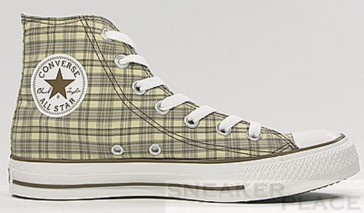 Converse Chucks All-Stars Hi Specialty Plaid tan Schuhe