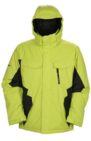 Ski und Snowboardjacke Ripzone Blackout Lime/Black