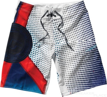 Globe Boardshort Badeshort Hobgood white