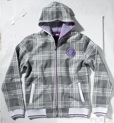 Globe Zipp Hoodie Heritage grau Kapuzenpullover