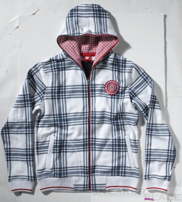 Globe Kapuzenpullover Heritage grau rot