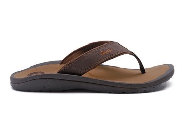 Badeschuhe Zehensandale OluKai Ohana Dark Java Ray