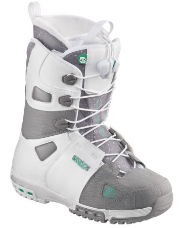 Salomon Savage Snowboard Boots weiß-grau