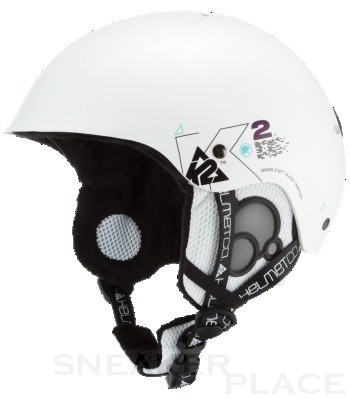 K2 Clutch Pro Ski-/Snowboardhelm - Hartschalenkonstruktion weiß