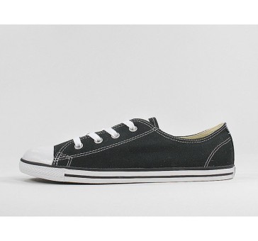 Converse All Star Dainty OX Tex Schwarz