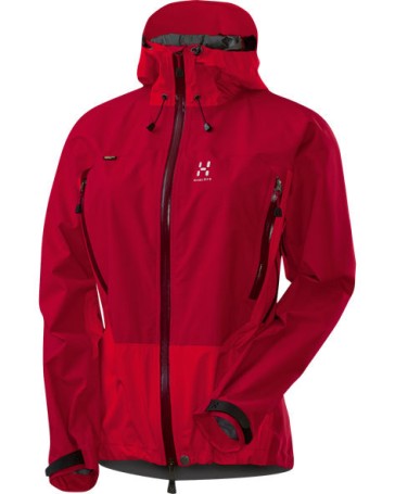 Haglöfs Electron Q Jacke Damen deep red / fire