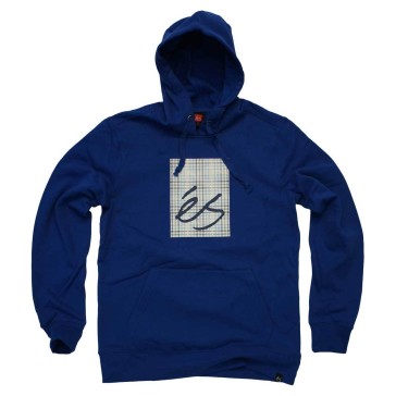 es Sweatshirt mit Kaputze Mainblock Fill royal blau