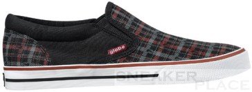 Globe Gotti G-Plaid Schuhe schwarz/rot