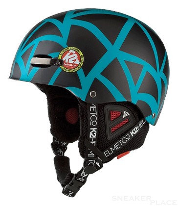 K2 Indy Snowboardhelm schwarz türkis