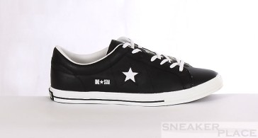 Converse One Star  Ox Lea Leder black/white Schuhe