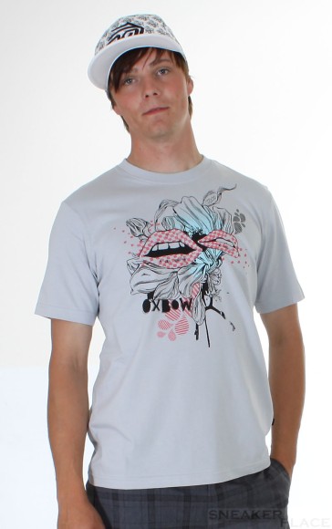 Oxbow T-Shirt Pacobioc2 Lipiz Print hellgrau