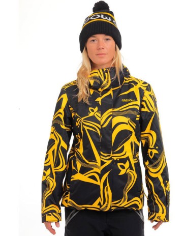 Oxbow Damensnowboardjacke Allover printed jacket FEELAIR REINA S