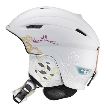 Salomon Icon Origins Custom Air Ski-/Snowboardhelm für Damen wei