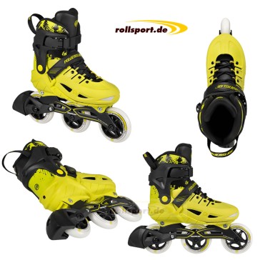 Powerslide Phuzion Universe Kinder Hartschalen Skates Gelb