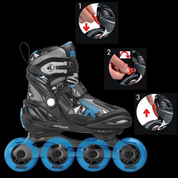 Roces Moody Boy Tif Kinder Skates blau