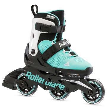 Rollerblade Microblade 3WD Mädchen Skates blau/weiß