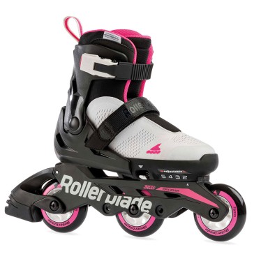 Rollerblade Microblade Free 3WD grau / rosa