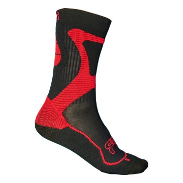 Seba FR Nano Inline Skates Socken schwarz rot