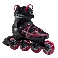 K2 Alexis 90 Boa Damen Inliner | schwarz-bordeaux 