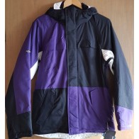 Ripzone Men Snowboard Jacke Addiction Black/White/Purple