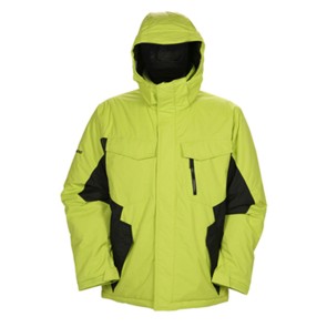 Ski und Snowboardjacke Ripzone Blackout Lime/Black