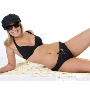 Huit Bikini schwarz mit Gürtel