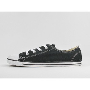 Converse All Star Dainty OX Tex Schwarz