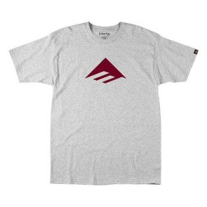 Emerica Junior Triangle 7.0 T-Shirt Basic grau rot
