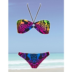 Sun Projekt Bandeau Bikini neon