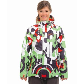 Oxbow Damensnowboardjacke Risley Neon grün