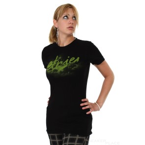 Etnies Damen T-Shirt schwarz grün