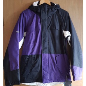 Ripzone Men Snowboard Jacke Addiction Black/White/Purple