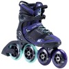 K2 VO2 S 100 X Pro | Damen Inline Skates | lila-blau inklusive Ersatz Bremsgummi