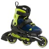 Rollerblade Microblade 3WD Kinder Skates Royal Blau / Lime