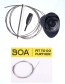 Boa Gehäuse für Inliner zum Einnähen mit Stahl Schnürsenkel und Werkzeug