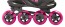 Roces PIC TIF Damen 80mm schwarz pink