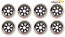 Rollerblade 90mm / 85A Hydrogen Rollen