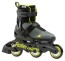 Rollerblade Microblade Free 3WD Kinder Skates anthrazit / lime