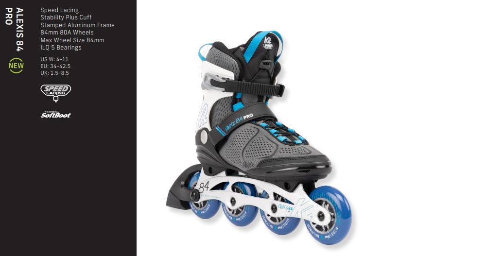 K2 Alexis 84 Pro schwarz grau blau
