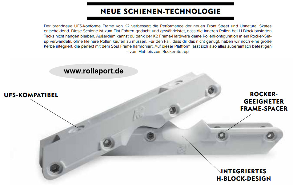 K2 Aggressive UFS Schiene