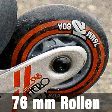 Outdoor Rolle 84A Ersatzrollen 4er-Set Inlinerollen/Skate Wheels 72/76/80mm 
